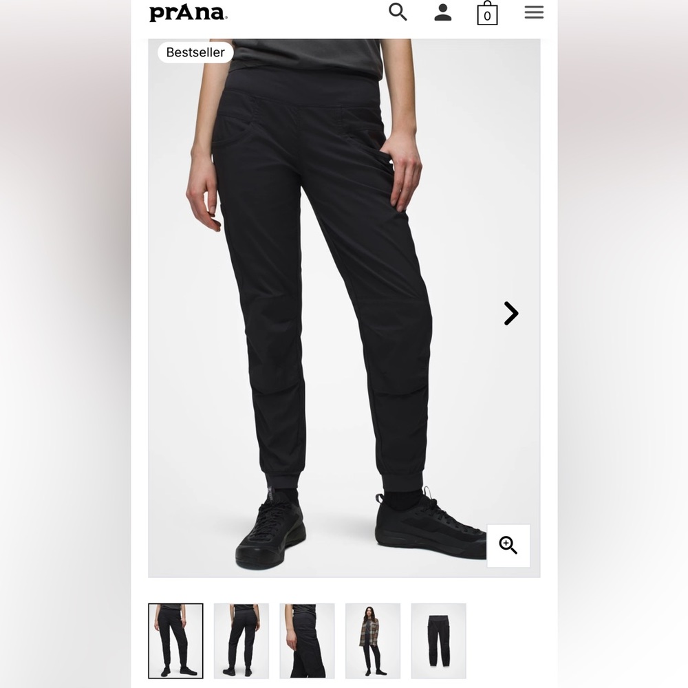 prAna Kanab Pant - Charcoal XS